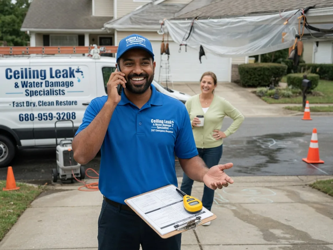 Ceiling Leak Cleanup Waunakee, WI FAQs